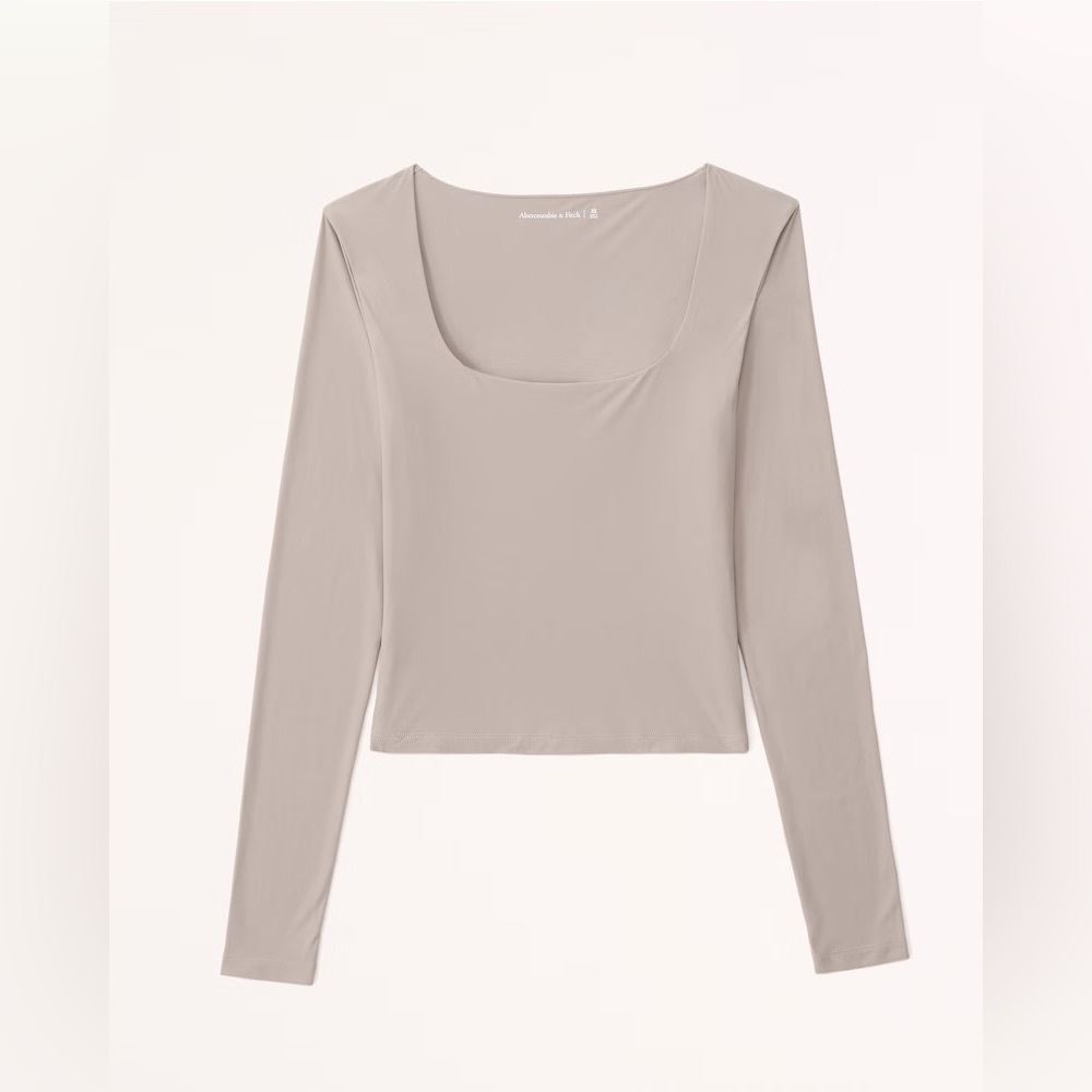 Abercrombie & Fitch Soft Matte Seamless Long-Sleeve